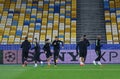 FC Manchester City training session at NSC Olimpiyskyi stadium i