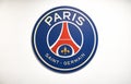 FC PSG emblem in the interior of Parc des Princes Arena