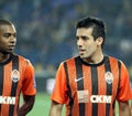 FC Shakhtar Donetsk players Royalty Free Stock Photo