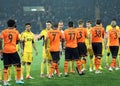FC Shakhtar Donetsk players Royalty Free Stock Photo