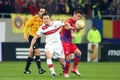 FC Steaua Bucharest - FC Stuttgart Royalty Free Stock Photo