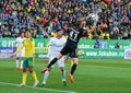 fc zenit goalkeeper Michail Kerzhakov caught the ball