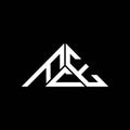 FCE letter logo creative design with vector graphic, FCE simple and modern logo in triangle shape Royalty Free Stock Photo