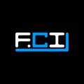 FCI letter logo creative design with vector graphic, FCI Royalty Free Stock Photo