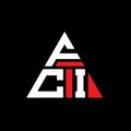FCI triangle letter logo design with triangle shape. FCI triangle logo design monogram. FCI triangle vector logo template with red Royalty Free Stock Photo