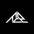 FCP letter logo creative design with vector graphic, FCP simple and modern logo in triangle shape Royalty Free Stock Photo