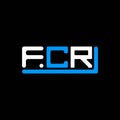 FCR letter logo creative design with vector graphic, FCR Royalty Free Stock Photo