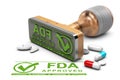 FDA Approved Drugs Royalty Free Stock Photo