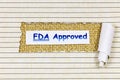 FDA approved label stamp approval sticker sign authorized banner