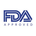 FDA approved logo for Pharmaceuticals companies.