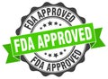 fda approved stamp. seal