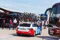 FDJ team car on 100th Giro d`Italia opening day