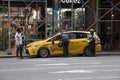 FDNY and NYPD arrive after taxi accident in NYC