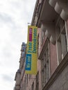 FDP Flag At The National Office Of The Party At Hans-Dietrich-Genscher-Haus In Berlin