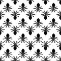 Fear spider pattern seamless vector