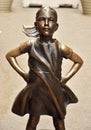 Fearless Girl Statue in New York City