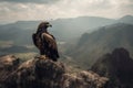 AI Generative - An Eagle Picture : Fearless Warrior of the Skies