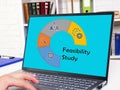 Feasibility Study sign on the page Royalty Free Stock Photo