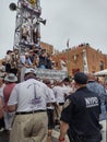 Counterterrorism Officer In The Crowd, Brooklyn, NY, USA