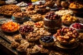 feast table during ramadan ul mubarak festive