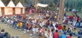 Feast at temple navkarhi madhubani bihar india