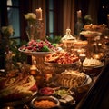 Feasting Finesse: A Reception Buffet Designed to Impress