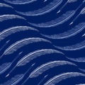 Feather blue pattern background