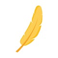 Feather exotic isolated icon Royalty Free Stock Photo