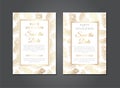 Feather Gatsby Elegant Art Deco Invitation Design Royalty Free Stock Photo