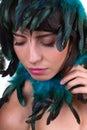 Feather headpiece