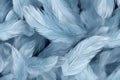 Feather light blue background. Generate Ai Royalty Free Stock Photo