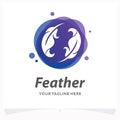 Feather Logo Design Template