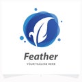 Feather Logo Design Template