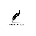 feather logo vector templates