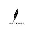 feather logo vector templates