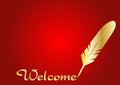 Feather quill Royalty Free Stock Photo
