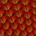 Feather styled background with curved lines styled as exotic bird plumage pattern