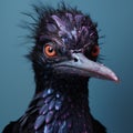 Vibrantly Surreal Fashion Photography Baroque-punk Starling With Intense Close-up Face