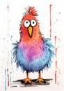 Feathery Fun and Fine Inking: A Colorful Tale of a Ragged Bird a