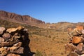 Alpine landscape in Atlas Mountains