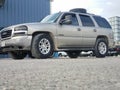 Feature shots 2002 gmc yukon Royalty Free Stock Photo