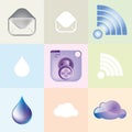 Featured modern camera icons