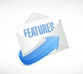 features email illustration design Royalty Free Stock Photo