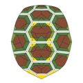 Features symmetrical hexagonal shapes in a repeating pattern Royalty Free Stock Photo