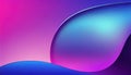 Abstract 3d Background in blue and purple gradient colour scheme - Generative AI Illustration Royalty Free Stock Photo