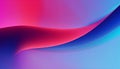 Abstract Wave Background in Red and Blue Gradient Design - Generative AI Illustration Royalty Free Stock Photo