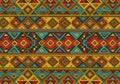 Featuring diamonds, triangles, and zigzags with a distinctly tribal Royalty Free Stock Photo