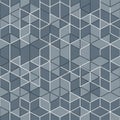 Featuring interlocking hexagons creating an optical illusion of Royalty Free Stock Photo