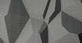 Abstract Geometric Extrusions: Monochrome Patterns in 3D Royalty Free Stock Photo