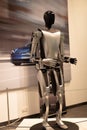 featuring Tesla Bot Optimus, humanoid robot prototype by Tesla, Inc., Artificial Intelligence, highlighting integration of AI and Royalty Free Stock Photo